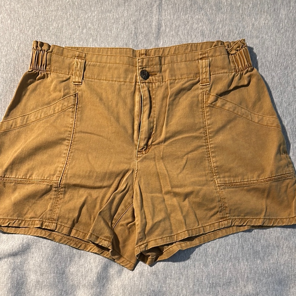 Old Navy Tan Cargo Shorts Casual Cotton Twill
